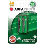 Agfaphoto polnjene baterije AA, 1,2 V 2100 mAh, 2 kosa