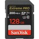 spominska kartica micro sd z adapterjem sandisk extreme pro 128 gb