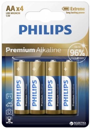 Philips baterije Premium Alkaline Blister AA
