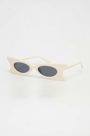 Sončna očala Jeepers Peepers bež barva - bež. Sončna očala iz kolekcije Jeepers Peepers. Model z enobarvnimi stekli in okvirji iz plastike. Ima filter UV 400.
