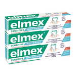 Elmex Sensitive Whitening zobna pasta, 3x 75 ml