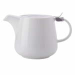 Bel porcelanast čajnik s cedilom Maxwell &amp; Williams Basic, 1,2 l