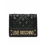 LOVE MOSCHINO Majhna ženska denarnica JC5601PP1ILA0000 Črna