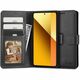 PREKLOPNI ETUI ZA XIAOMI REDMI NOTE 13 5G TECH-PROTECT WALLET BLACK