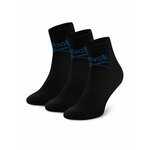 Reebok Set 3 parov unisex visokih nogavic R0255-SS24 (3-pack) Črna