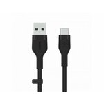 Belkin belkin kabel usb-a - usb-c silikonski 3m črn