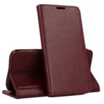 Havana Premium preklopna torbica iPhone 15 - bordo rdeča