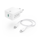 Hama 210563 omrežni polnilec "PD" 20W + lightning - usb tip-c podatkovni kabel (Apple hitri polnilni set)