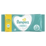 Pampers XXL Sensitive vlažilni robčki, 80 kosov