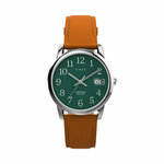 Timex Ročna ura Easy Reader Classic TW2W54600 Rjava