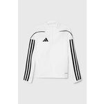 Otroški pulover adidas Performance TIRO23L TR TOPY bela barva, IB8477 - bela. Otroški pulover iz kolekcije adidas Performance, izdelan iz enobarvnega materiala. Poliester zagotavlja večjo odpornost na gubanje.