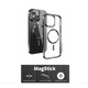 SWISSTEN ovitek CLEAR JELLY MagStick METALLIC za IPHONE 15 PRO BLACK