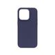 Chameleon Apple iPhone 14 Pro - Silikonski ovitek (liquid silicone) - Soft - Midnight Blue