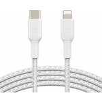 Belkin belkin pleteni kabel usb-c - lightning, 1m, bel