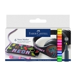 WEBHIDDENBRAND Marker Faber-Castell Neon 6 barv