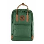 Nahrbtnik Fjallraven F23803.679 Kanken no. 2 Laptop 15 zelena barva - zelena. Nahrbtnik iz kolekcije Fjallraven. Model izdelan iz tekstilnega materiala.