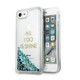 Guess GUHCP7GLUQBL iPhone 6/7/8 /SE 2020 / SE 2022 modri trdi ovitek Liquid Glitter Party