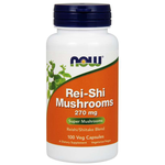 NOW Foods Rei-Shi gobe (mešanica Reishi / Shiitake), 270 mg, 100 zeliščnih kapsul