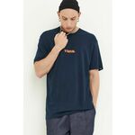 Vans Majica Lower Corecase Ss Tee VN0008TK Mornarsko modra Classic Fit