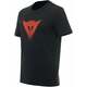 Dainese T-Shirt Logo Black/Fluo Red S Majica