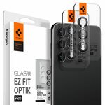 Spigen Ez Fit Optik 2x zaščitno steklo za kamero Samsung Galaxy S23 / S23 Plus, čierne