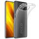 WEBHIDDENBRAND Clear Case ovitek za Xiaomi Poco X3, silikonski, prozoren