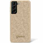 Guess s23 s911 ovitek zlat/gold hard case glitter script