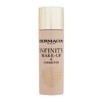 Dermacol Infinity Make-Up &amp; Corrector visoko prekriven puder in korektor 2v1 20 g Odtenek 02 beige