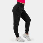 Nebbia High-Waist Loose Fit Sweatpants "Feeling Good" Black L Fitnes hlače