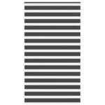 vidaXL idaXL Zebra senčilo črna 120x200 cm tkanina širina 115,9 cm poliester