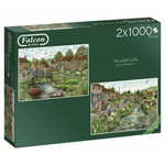 Jumbo FALCON Puzzle Country life 2x1000 kosov