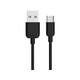 USAMS podatkovni kabel SJ099 Type C na USB, 1m, črn