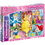 WEBHIDDENBRAND Clementoni Puzzle Brilliant - Princese 104 kosov