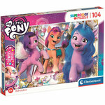 WEBHIDDENBRAND CLEMENTONI Sestavljanka z dragulji My Little Pony 104 kosov