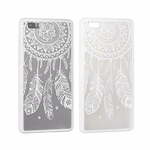 MG Lace Pattern 3 plastika ovitek za Samsung Galaxy J3 2017, bela