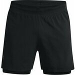 Under Armour Kratke hlače UA IsoChill Run 2N1 Short-BLK XXL