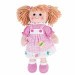 WEBHIDDENBRAND Bigjigs Toys Fabric Eva lutka 34 cm