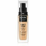 NYX Professional Makeup Can't Stop Won't Stop vodoodporen tekoči puder 30 ml odtenek 7.5 Soft Beige