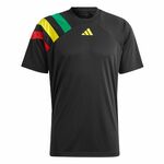 Kratka majica za vadbo adidas Performance Fortore 23 črna barva - črna. Kratka majica za vadbo iz kolekcije adidas Performance. Model izdelan iz materiala, ki odvaja vlago.