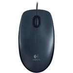 Logitech M90 žična miška, rdeči/sivi/srebrni/temno sivi/črni