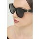 Sončna očala Burberry ženska, črna barva, 0BE4418 - črna. Sončna očala iz kolekcije Burberry. Model z enobarvnimi stekli in okvirji iz plastike. Ima filter UV 400.