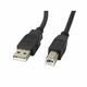 Lanberg kabel lanberg ca-usba-11cc-0030-bk (usb 2.0 tip a m - usb 2.0 tip b m; 3 m; črna barva)