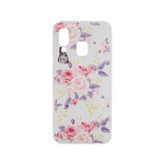 Chameleon Samsung Galaxy A40 - Gumiran ovitek (TPUP) - Pink Roses