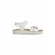Otroški sandali Geox COSTAREI bela barva - bela. Otroški sandali iz kolekcije Geox. Model izdelan iz ekološkega usnja.