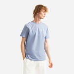 Bombažna kratka majica Kangol vijolična barva - vijolična. Kratka majica iz kolekcije Kangol, izdelana iz elastične pletenine. Model iz izjemno udobne bombažne tkanine.