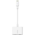 Belkin Belkinov adapter/kljuk Lightning 1x Lightning M/ 1x Lightning F + 1x 3,5-milimetrski priključek