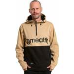 Meatfly Tason Technical Hoodie Mustard S Pulover na prostem