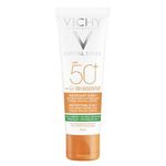 Vichy Zaščitna krema pred soncem za obraz z mat učinkom 3v1 Capital Soleil SPF 50+ 50 ml
