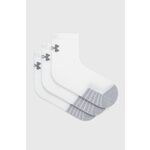 Under Armour Nogavice UA Heatgear Quarter 3pk-WHT M