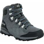 Jack Wolfskin Refugio Texapore Mid Grey/Black 42 Moški pohodni čevlji